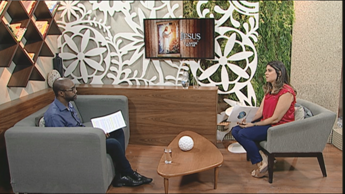 Quadro Jesus e a saúde no lar - enfrentando preconceito